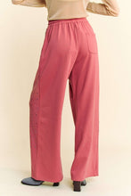 Load image into Gallery viewer, Davi &amp; Dani Rhinestone Drawstring Wide Leg Pants