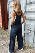 Load image into Gallery viewer, Plaid Wide Strap Wide Leg Overalls