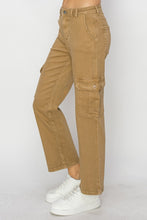 Load image into Gallery viewer, Risen Full Size High Rise Cargo Jeans