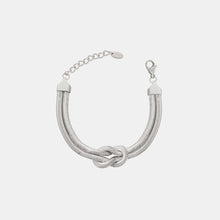 Load image into Gallery viewer, Titanium Steel Knot Bracelet