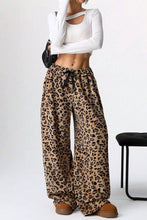 Load image into Gallery viewer, Leopard Wide Leg Pants