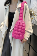 Load image into Gallery viewer, Quilted Nylon Crossbody  Bag