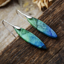 Load image into Gallery viewer, Copper Natural Stone Geometric Shape Earrings