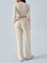 Load image into Gallery viewer, Devine Round Neck Long Sleeve Top and Pants Set