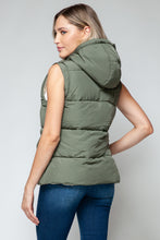 Load image into Gallery viewer, Snobbish Snap and Zip Closure Hooded Vest