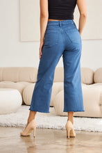 Load image into Gallery viewer, RFM Full Size Tummy Control High Waist Raw Hem Jeans