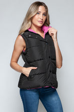 Load image into Gallery viewer, Snobbish Snap and Zip Closure Hooded Vest