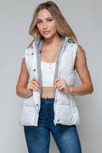 Load image into Gallery viewer, Snobbish Snap and Zip Closure Hooded Vest