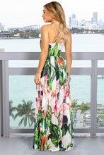 Load image into Gallery viewer, Crisscross Printed Surplice Cami Dress