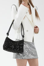 Load image into Gallery viewer, Sequin Double Strap Shoulder Bag