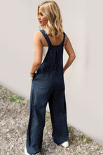 Load image into Gallery viewer, Oh Full Size Plaid Wide Leg Overalls with Pockets