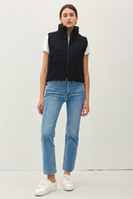 Load image into Gallery viewer, Be Cool Zip Up Turtleneck Puffer Vest with Pockets