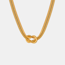 Load image into Gallery viewer, Titanium Steel Knot Necklace