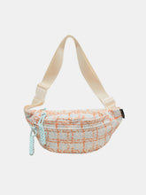 Load image into Gallery viewer, Contrast Plaid Polyester Crossbody Bag