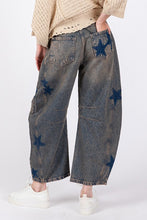 Load image into Gallery viewer, SAGE + FIG Star Wide Leg Jeans with Pockets