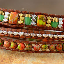 Load image into Gallery viewer, Natural Stone Woven Bracelet