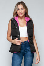 Load image into Gallery viewer, Snobbish Snap and Zip Closure Hooded Vest