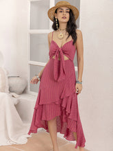 Load image into Gallery viewer, Cutout Tiered Sweetheart Neck Cami Dress