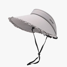 Load image into Gallery viewer, Frill Adjustable Ice Silk Sun Hat