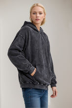 Load image into Gallery viewer, Basic Bae Drop Shoulder Long Sleeve Hoodie with Kangaroo Pocket