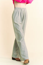 Load image into Gallery viewer, Davi &amp; Dani Rhinestone Elastic Waist Wide Leg Pants