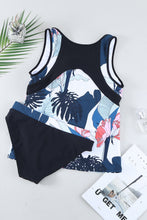 Load image into Gallery viewer, Printed Wide Strap Tankini Set