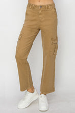 Load image into Gallery viewer, Risen Full Size High Rise Cargo Jeans