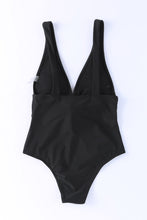 Load image into Gallery viewer, Plunge Wide Strap One-Piece Swimwear