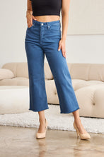 Load image into Gallery viewer, RFM Full Size Tummy Control High Waist Raw Hem Jeans