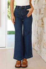 Load image into Gallery viewer, High Waist Bootcut Jeans with Pockets