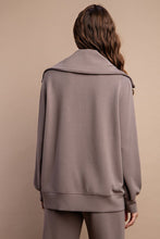 Load image into Gallery viewer, Modal Poly Full Zip Jacket in Mocha