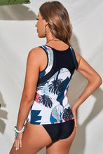 Load image into Gallery viewer, Printed Wide Strap Tankini Set