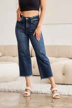 Load image into Gallery viewer, RFM Full Size Tummy Control High Waist Raw Hem Jeans