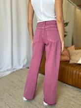 Load image into Gallery viewer, RFM Full Size High Rise Garment Dye Wide Leg  Jeans