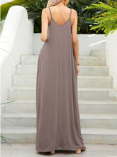 Load image into Gallery viewer, V-Neck Maxi Cami Dress with Pockets