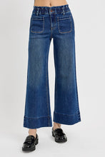 Load image into Gallery viewer, RISEN Elastic Band Wide Leg Jeans