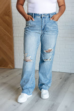 Load image into Gallery viewer, Ramona High Rise Rigid Magic Destroyed Straight Jeans