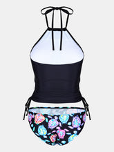 Load image into Gallery viewer, Tortoise Printed Halter Neck Two-Piece Swim Set