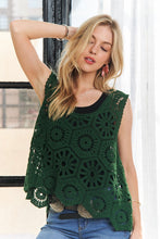 Load image into Gallery viewer, ADORA Crochet Wide Strap Tank