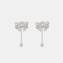 Load image into Gallery viewer, Titanium Steel Bow Earrings