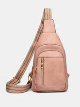 Load image into Gallery viewer, PU Leather Adjustable Strap Crossbody Bag