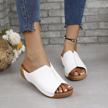 Load image into Gallery viewer, PU Leather Open Toe Sandals