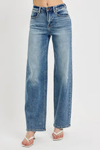 Load image into Gallery viewer, RISEN Full Size Distressed Wide Leg Jeans Plus Size