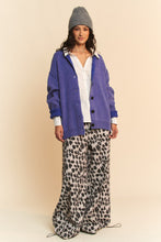 Load image into Gallery viewer, Davi &amp; Dani Shawl Collar Ribbed Detail Button Up Cardigan