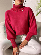 Load image into Gallery viewer, Turtleneck Long Sleeve Sweater