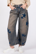 Load image into Gallery viewer, SAGE + FIG Star Wide Leg Jeans with Pockets