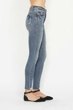 Load image into Gallery viewer, Judy Blue Full Size Tummy Control Vintage Wash Hem Destroy Skinny Jeans