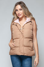 Load image into Gallery viewer, Snobbish Snap and Zip Closure Hooded Vest