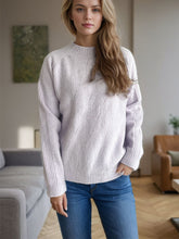 Load image into Gallery viewer, Mock Neck Long Sleeve Sweater