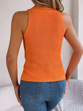 Load image into Gallery viewer, Cable-Knit Round Neck Vest